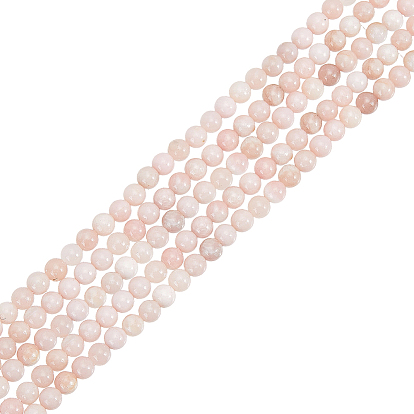 1 Strand Natural Pink Opal Beads Strands, Grade AB, Round