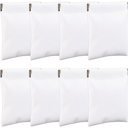 Чехол для наушников из искусственной кожи, сумка для хранения наушников, с пружинным замком