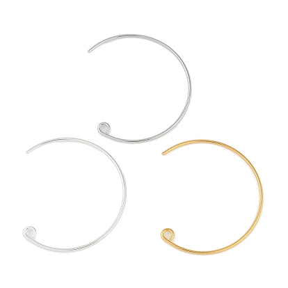 Латунные крючки для сережек, с формой