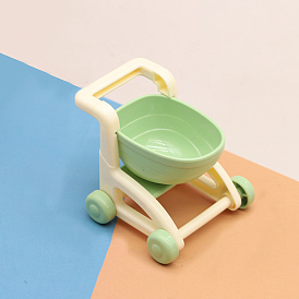 Пластиковая корзина для покупок миниатюрные украшения, аксессуары для кукольного домика с микро-ландшафтом