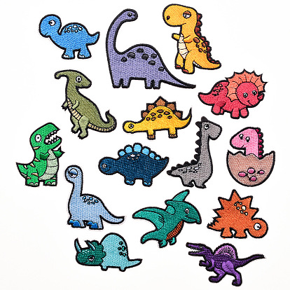 Dinosaur Computerized Embroidery Cloth Iron On/Sew On Patches, Costume Accessories, Appliques
