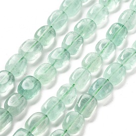 Naturel, vert fluorite brins de perles, nuggets