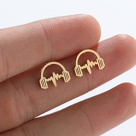 Stylish Hip Hop Retro Ear Jewelry with Funky Patterns for Music Lovers