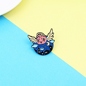 Good Luck Angel Pin for Fashionable and Creative Nighttime Blessings