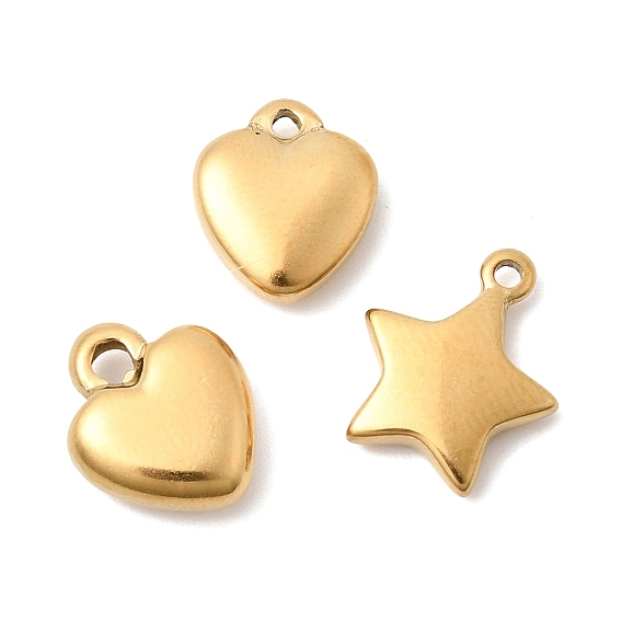 304 подвески из нержавеющей стали, золотые