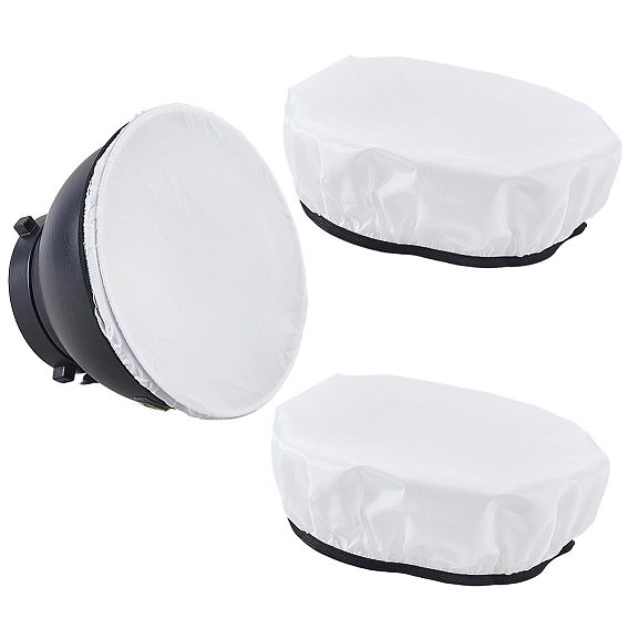 Круглый тканевый чехол для фотолампы