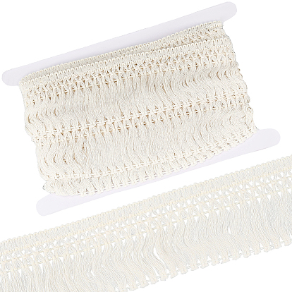 Бахрома из хлопкового кружева, бахрома с кисточками, хлопок лента, с картонной карточкой