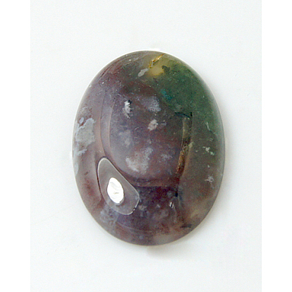 Природного индийского агата кабошонов, овальные, Индийская красная