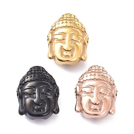 Ion Plating(IP) 304 Stainless Steel Beads, Buddha Head