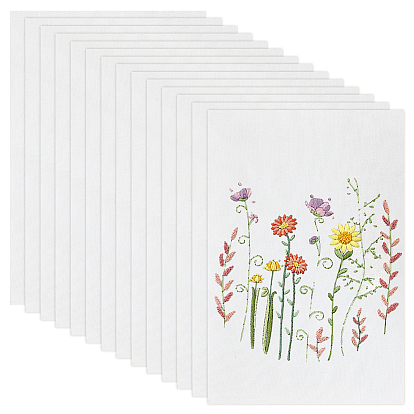 Хлопчатобумажная ткань для вышивки, ткань для вышивки перфоратором, прямоугольные