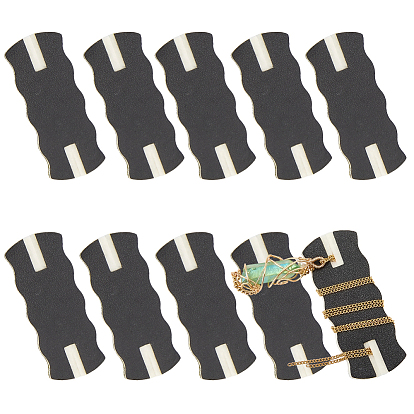 Ожерелье из искусственной кожи, противозакручивающиеся демонстрационные карточки с шерстью, карта памяти анти-обертывания, прямоугольные