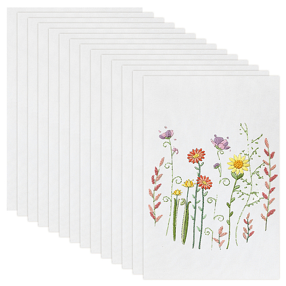 Хлопчатобумажная ткань для вышивки, ткань для вышивки перфоратором, прямоугольные