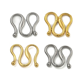 Ion Plating(IP) 304 Stainless Steel S-Hook Clasps
