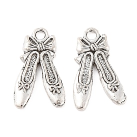 Ballet Shoes Tibetan Style Plating Zinc Alloy Pendants