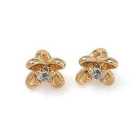 Латунные микропаве прозрачные кубические циркониевые подвески, 