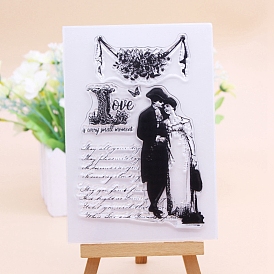 Lover Clear Silicone Stamps, for DIY Scrapbooking, Photo Album Decorative, Cards Making, Stamp Sheets