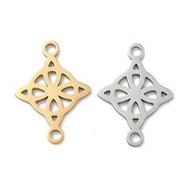 304 подвески-соединители в виде узла викингов из нержавеющей стали, ионное покрытие (ip), полирование