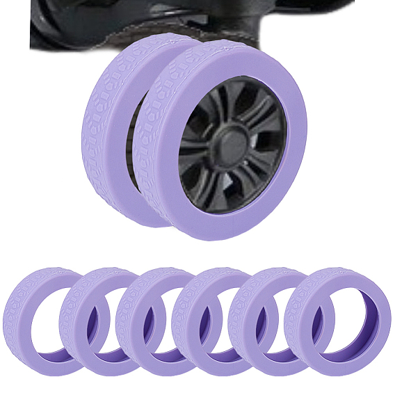 18Силиконовые защитные чехлы для колес багажа, кольцо