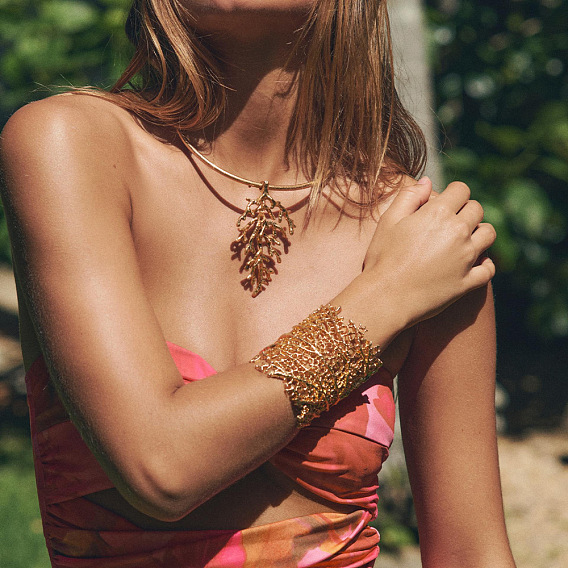 Ожерелья-чокеры из сплава в форме веточки коралла для женщин