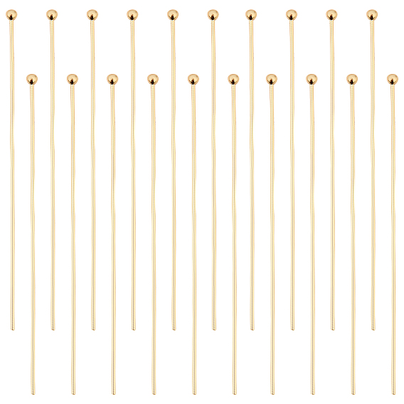 100 шт. Латунные штифты с шаровой головкой