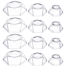 Acrylic Tray Pedestal, for Crystal Ball, Hexagon