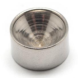 201 Stainless Steel Rhinestone Settings, Flat Round