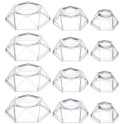 Acrylic Tray Pedestal, for Crystal Ball, Hexagon