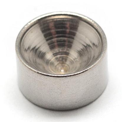 201 Stainless Steel Rhinestone Settings, Flat Round