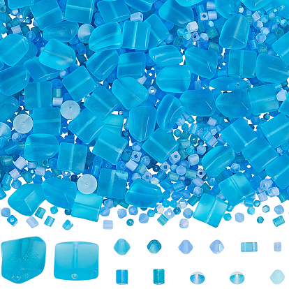 1716шт. стеклянные бусины разных стилей, разнообразные