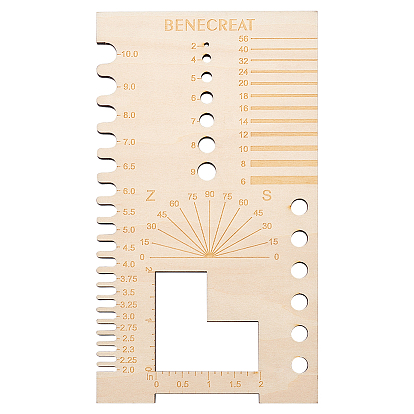 Линейки из плетеного шнура из дерева, инструмент измерения, прямоугольные