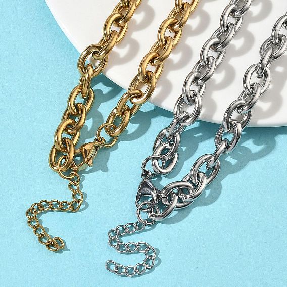 9мм 304 цепочки из нержавеющей стали для женщин и мужчин, ионное покрытие (ip)