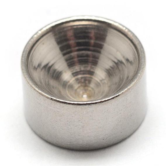 201 Stainless Steel Rhinestone Settings, Flat Round