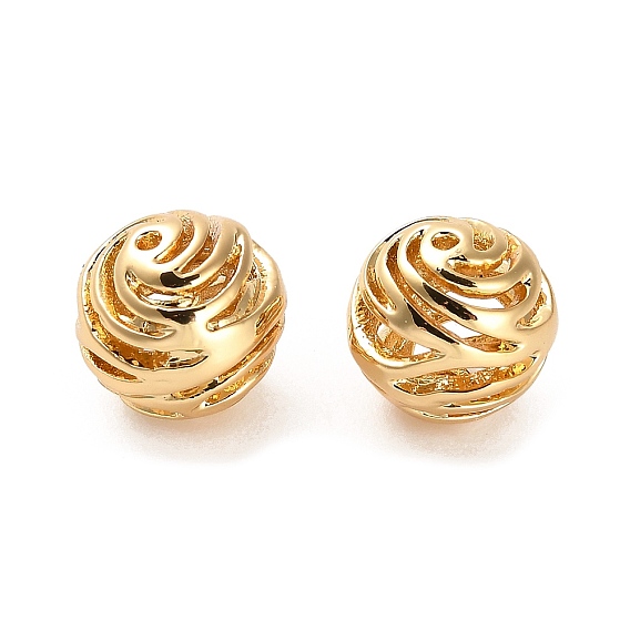 Латунные бусины, круглые