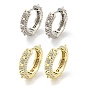 Micro cuivres ouvrent zircons boucles d'oreilles