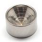 201 Stainless Steel Rhinestone Settings, Flat Round