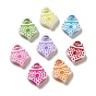 Opaque Acrylic Pendants, Craft Style, Heart