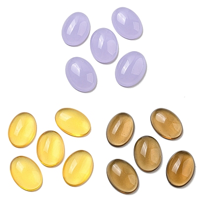 Кабошоны из стекла, овальные