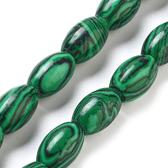 Синтетического малахита бисер нитей, рис