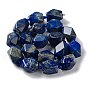 Natural Lapis Lazuli Beads Strands, with Seed Beads, Faceted, Rhombus