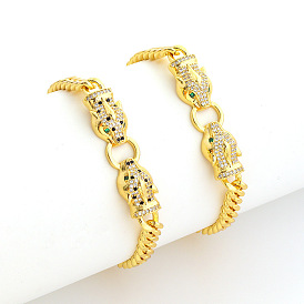 Wild Leopard Print Bracelet for Women - Fashionable, Bold and Versatile Hand Jewelry