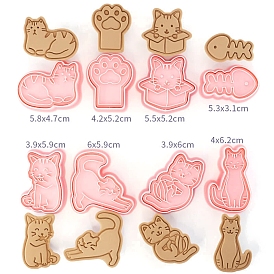 Plastic Cookie Molds, Cat Cookie Cutter