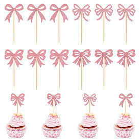 60 шт. бумажные банты для украшения торта, торт вставки карты