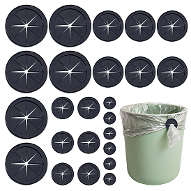 24шт. 4 варианты ПВХ пластиковых уплотнительных колец, защитное кольцо для уплотнения кабеля