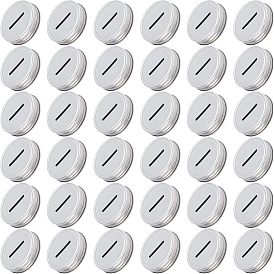 36шт. жестяные крышки для монетниц, крышка банки каменщика