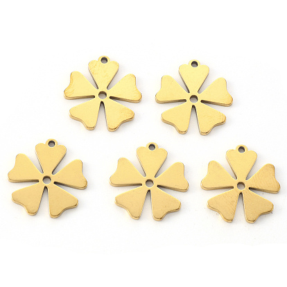 201 подвески из нержавеющей стали, лазерная резка, цветок