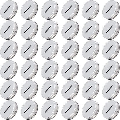 36шт. жестяные крышки для монетниц, крышка банки каменщика