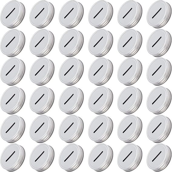 36шт. жестяные крышки для монетниц, крышка банки каменщика