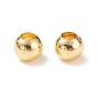 Brass Spacer Beads, Seamless, Round, 6mm, Hole: 2.5mm
