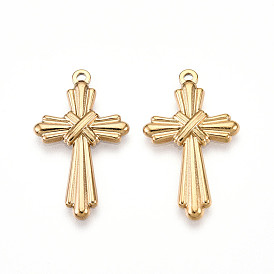 304 подвески из нержавеющей стали, ионное покрытие (ip), крест прелести