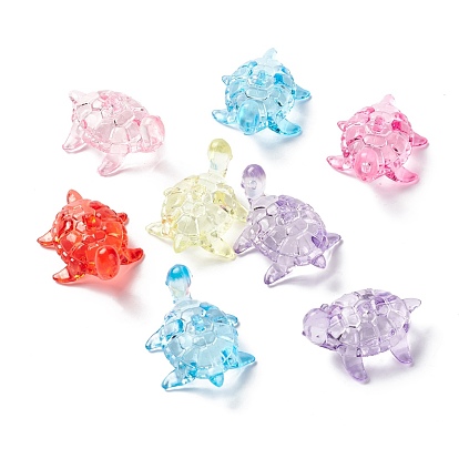 Transparent Acrylic Pendants, Tortoise